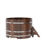 Купель BentWood круглая из лиственницы (D=1,50 м.), h=1 м. Мореная Премиум в наличии на сайте фото - 3 BentWood круглая из лиственницы (D=1,50 м.), h=1 м. Мореная Премиум купель фото фото - 3